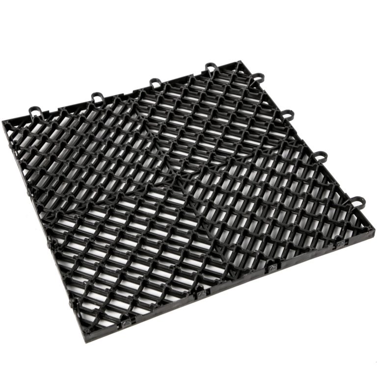 Zámkové Gumové Dlaždice 55ks, Čierne (30,5 X 30,5 Cm) – Obrázok 4
