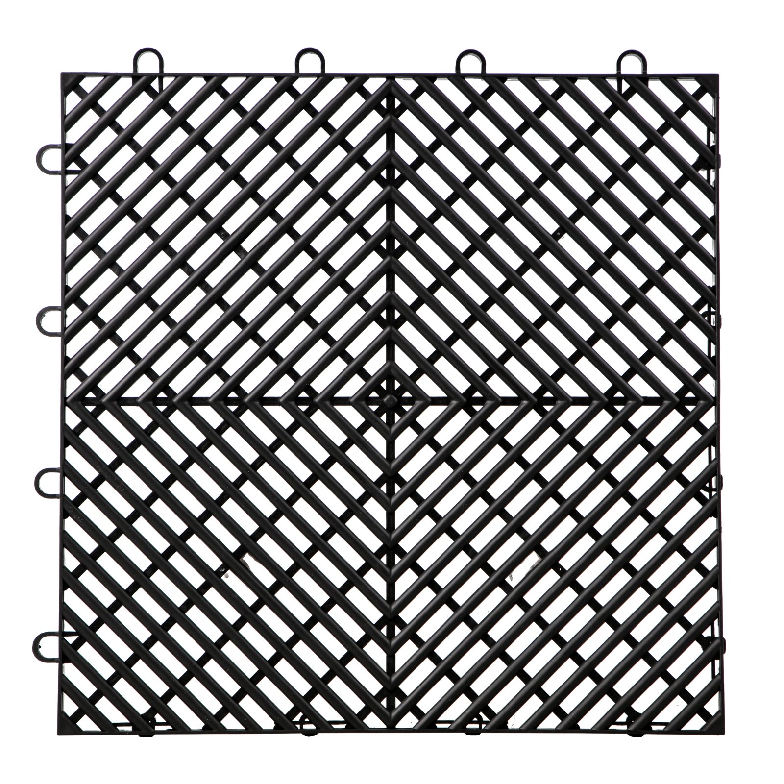 Zámkové Gumové Dlaždice 55ks, Čierne (30,5 X 30,5 Cm) – Obrázok 5