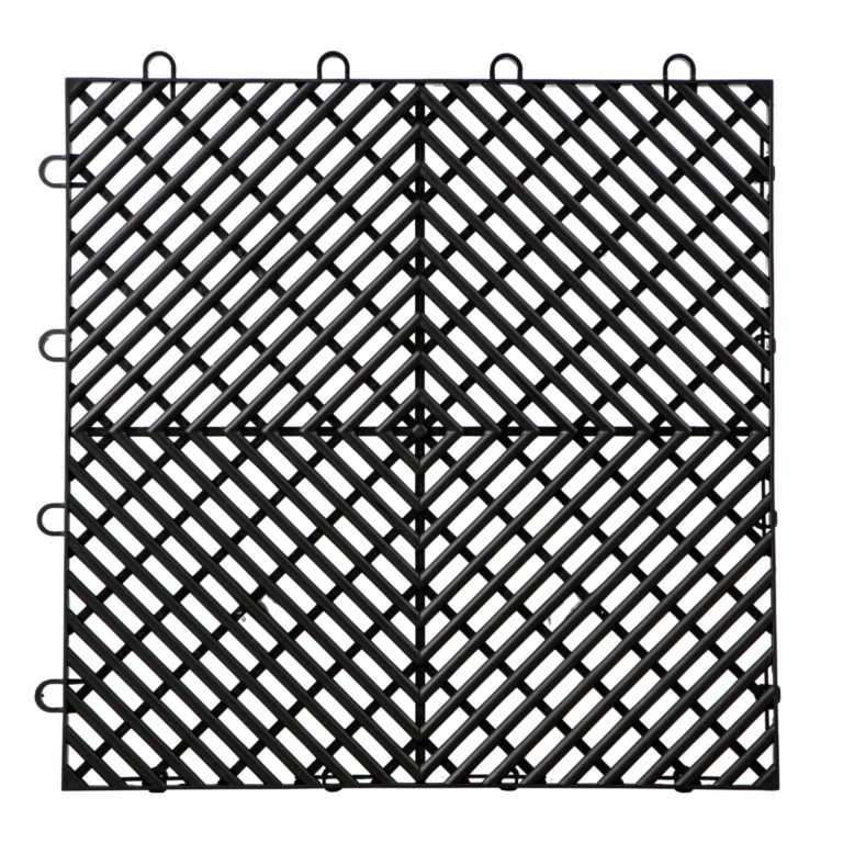 Zámkové Gumové Dlaždice 25ks, Čierne (30,5 X 30,5 Cm) – Obrázok 5