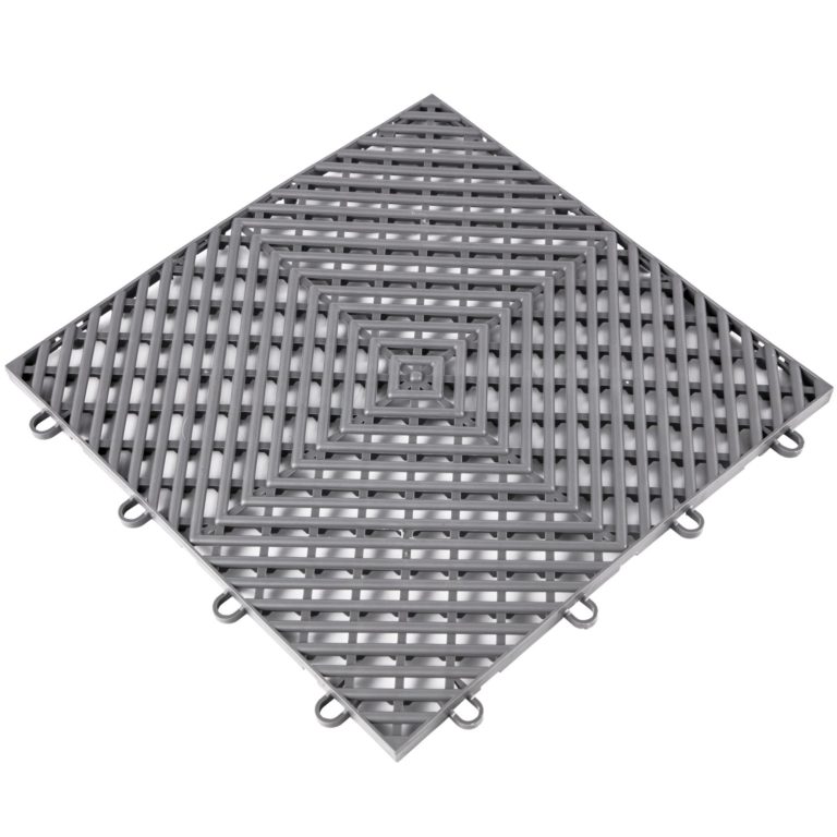 Zámkové Gumové Dlaždice 55ks, Sivé (30,5 X 30,5 Cm) – Obrázok 3