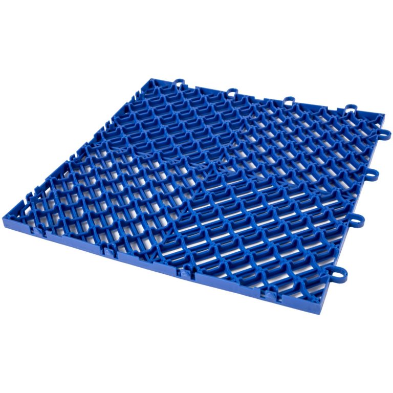 Zámkové Gumové Dlaždice 25ks, Modré (30,5 X 30,5 Cm) – Obrázok 4