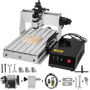 4-Osová CNC 3040 Gravírovacia Frézka USB Port Frézka PVC Tech