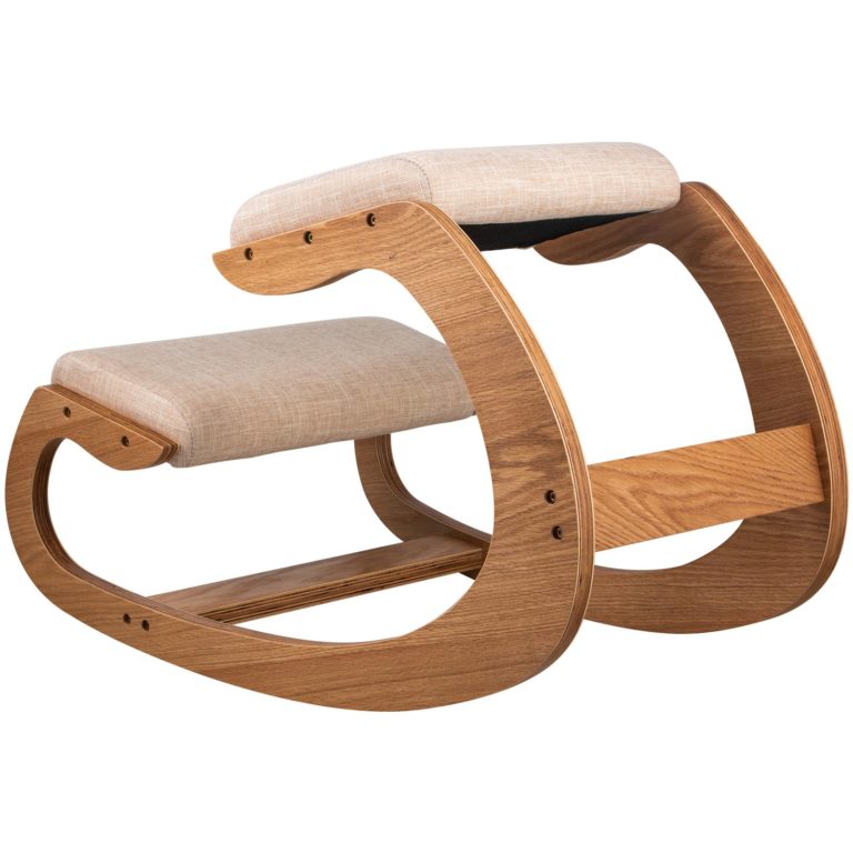 Ergonomická Stolička Na Kolená (Biela) – Obrázok 3