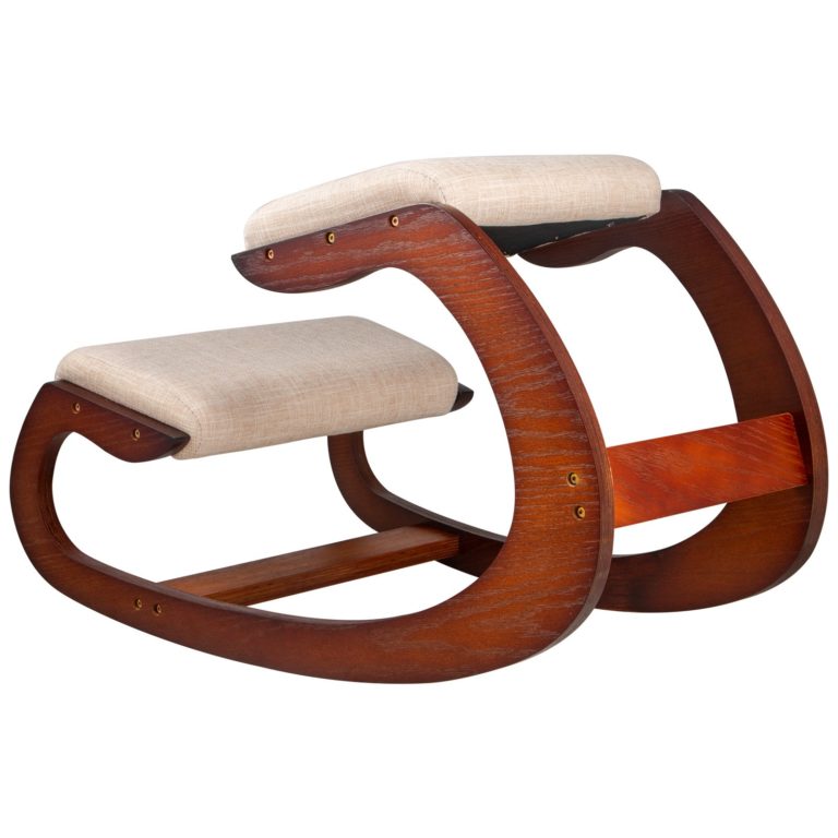 Ergonomická Stolička Na Kolená (Tmavé Drevo) – Obrázok 3