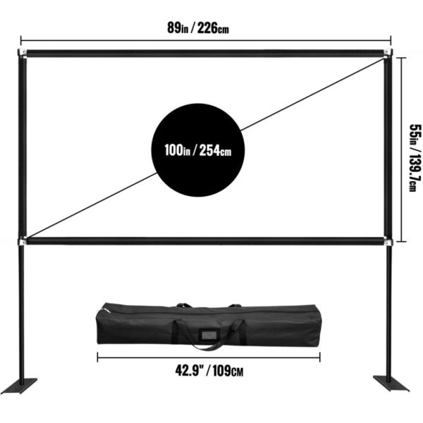 Projektorové Plátno 16:9 Outdoorové (100″ / 254 Cm) – Obrázok 5