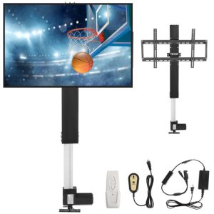 Elektrický Stojan Pre Televíziu (Nastaviteľný Rozsah 96.5-165 Cm)