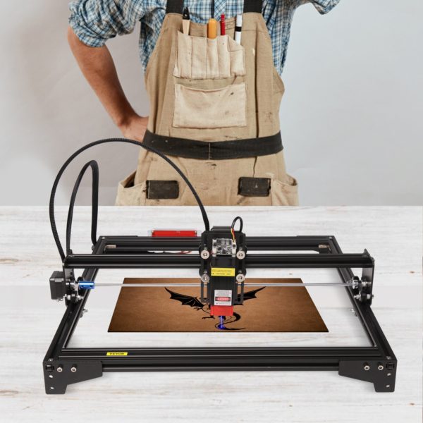 Laserový Gravírovací Stroj 41 X 40cm Veľká Gravírovacia Plocha 5,5 W Výkon Lasera – Obrázok 4