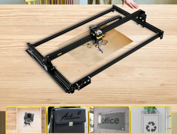 Laserový Gravírovací Stroj 46 X 81cm Veľká Gravírovacia Plocha 7,5W Výkon Lasera – Obrázok 6