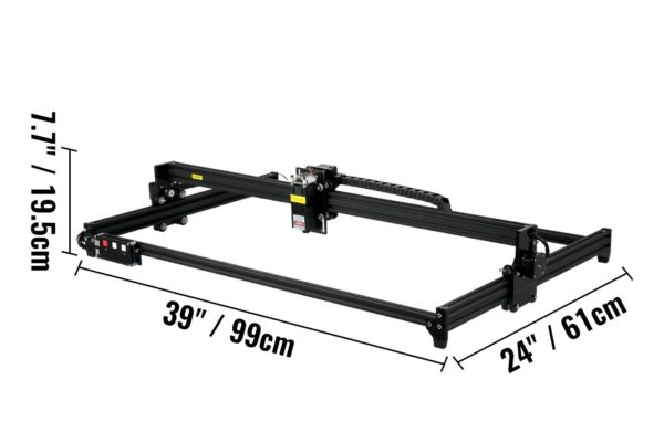 Laserový Gravírovací Stroj 46 X 81cm Veľká Gravírovacia Plocha 7,5W Výkon Lasera – Obrázok 8