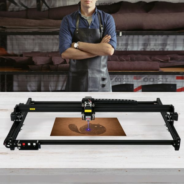 Laserový Gravírovací Stroj 46 X 81cm Veľká Gravírovacia Plocha 7,5W Výkon Lasera – Obrázok 9