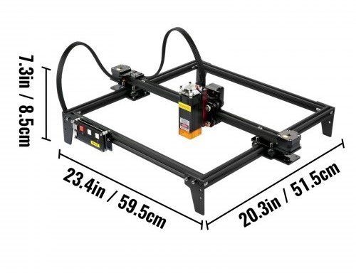 Laserový Gravírovací Stroj 31 X 30 Cm Veľká Gravírovacia Plocha, Výkon Lasera 5,5 W – Obrázok 3