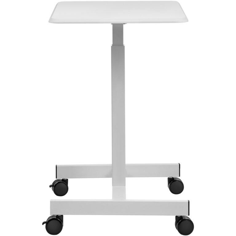 Nastaviteľný Stôl Biely Na Kolieskach (76 – 110cm) – Obrázok 5