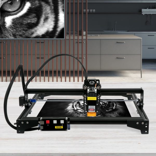 Laserový Gravírovací Stroj 41 X 40cm Gravírovacia Plocha 5,5W Výkon Lasera – Obrázok 2