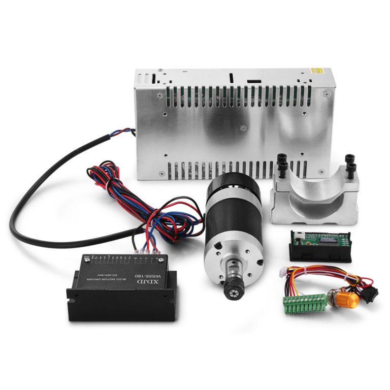 400W Elektrický Motor S Motorovým Driverom A Zdrojom – Obrázok 2