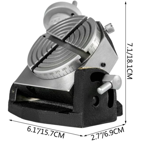 Rotačný Okrúhly Obrábací Stôl (100mm) – Obrázok 5