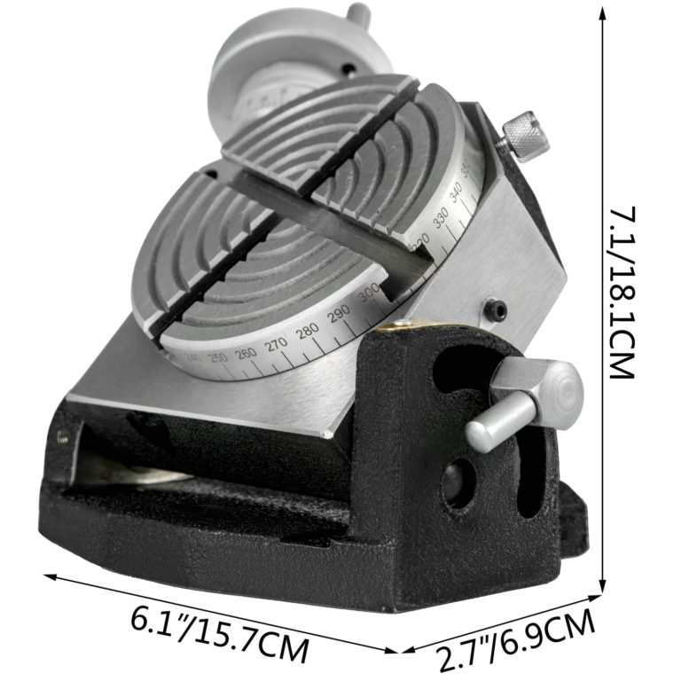 Rotačný Okrúhly Obrábací Stôl (100mm) – Obrázok 5