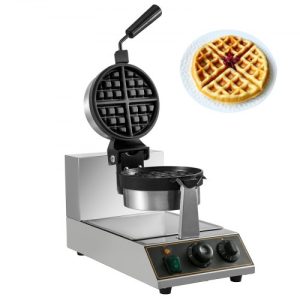 Elektrický Rotačný Wafflovač Na Výrobu Wafflí 1100W 18cm