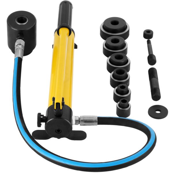 Hydraulický Dierovač Sada, 6 Nástavcov (10t) – Obrázok 5