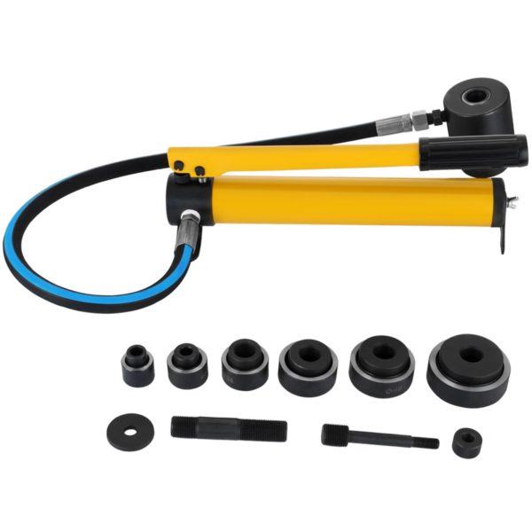 Hydraulický Dierovač Sada, 6 Nástavcov (10t) – Obrázok 6