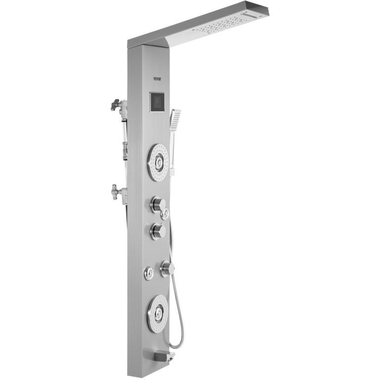 Sprchový Panel 6 V 1, S LED Displejom (Nerezový) – Obrázok 4
