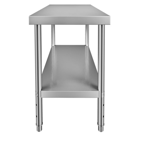 Nerezový Stôl 122 X 46 X 86 Cm – Obrázok 6