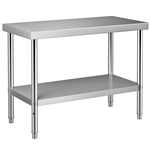 Nerezový Stôl 122 X 46 X 86 Cm – Obrázok 7