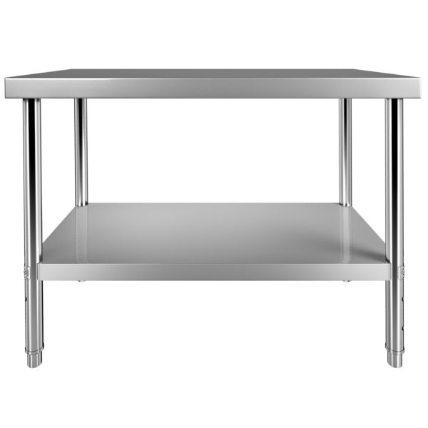 Nerezový Stôl 122 X 46 X 86 Cm – Obrázok 4