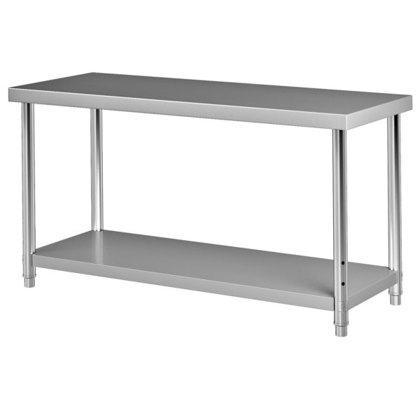 Nerezový Stôl 152 X 61 X 86 Cm – Obrázok 4