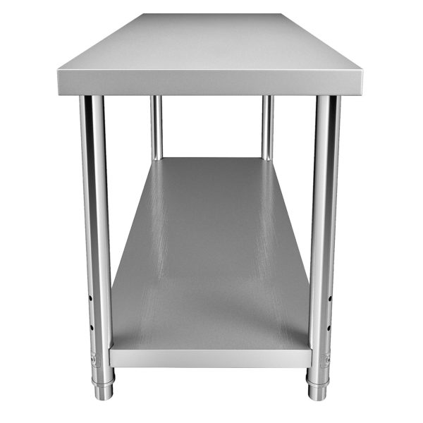 Nerezový Stôl 152 X 61 X 86 Cm – Obrázok 5