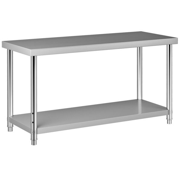 Nerezový Stôl 152 X 61 X 86 Cm – Obrázok 6
