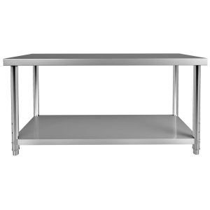 Nerezový Stôl 152 X 61 X 86 Cm