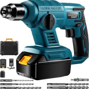 Elektrická Príklepová Vŕtačka 900rpm 2 V 1