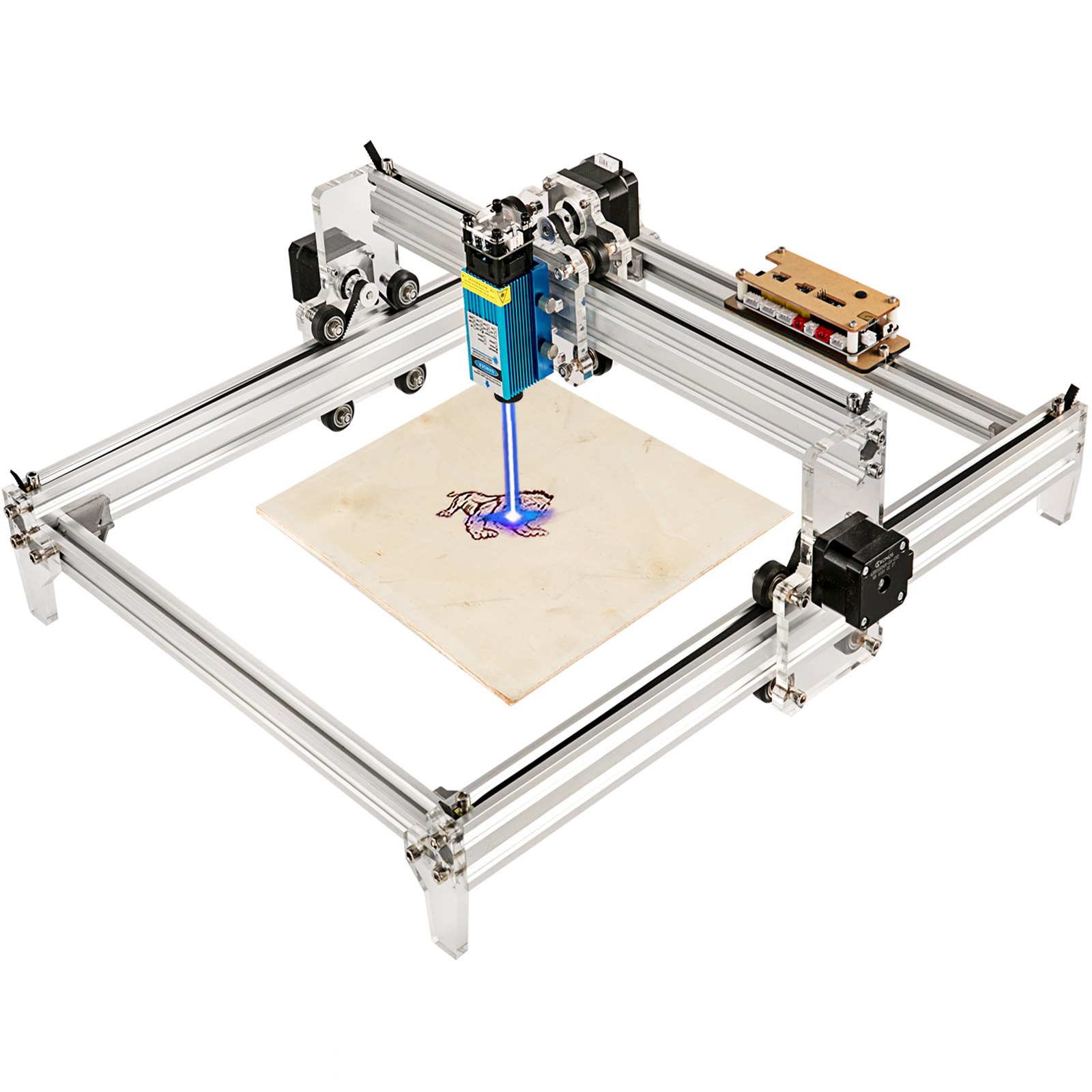 Laserový Gravírovací Stroj 39,5 X 28,5 Cm Hliníkový 2500W