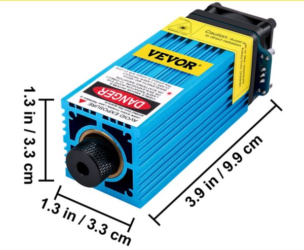 Laserový Modul 5,5w CNC Laserový Modul 445nm 12V Laserová Hlava S Vlnovou Dĺžkou – Obrázok 6