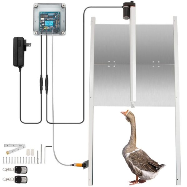 Automatické Otváranie Dverí Pre Kurníky 12V 66W (S Časovačom) (50cm) – Obrázok 7