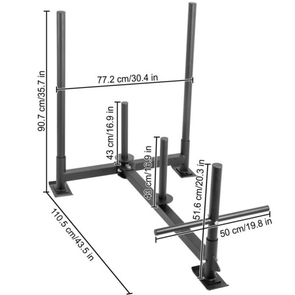 Sada Na Ťahanie Závaží Čierna 77 X 110cm – Obrázok 3