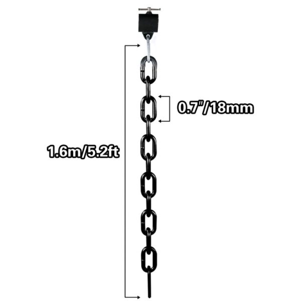 Reťaz Na Vzpieranie 20kg (Čierna) – Obrázok 5