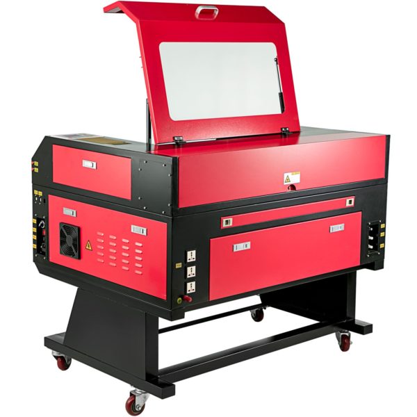 80W CO2 Laserový Gravírovací Rezací Stroj S Farebnou Obrazovkou 700 * 500 Mm