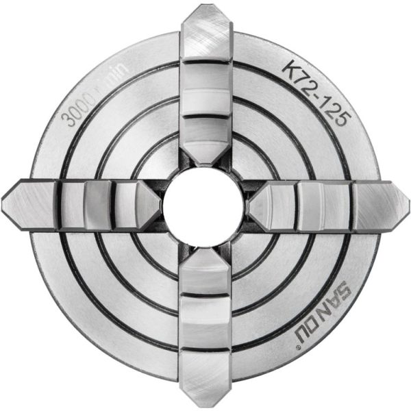 Skľučovadlo Na Sústruh, 4 Ramenné, 125mm – Obrázok 5