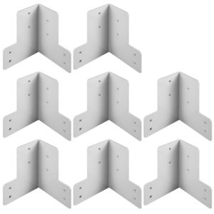 Rohové Konzoly 8ks (17,8 X 25,4cm) Biele