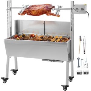 60kg Rotačný Gril Na Drevené Uhlie 94cm