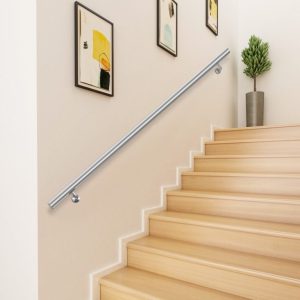 Nástenné Schodiskové Zábradlie (1,21 M) Nerezové