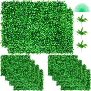 Panel Z Rastlín Umelého Buxusu UV 10ks – 60 X 40 Cm 4 Cm
