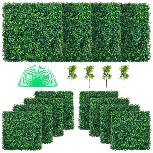 Panel Z Rastlín Umelého Buxusu UV 12ks – 50 X 50 4 Cm