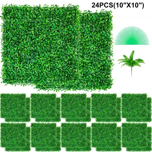 Panel Z Rastlín Umelého Buxusu UV 24ks – 25 X 25 4 Cm