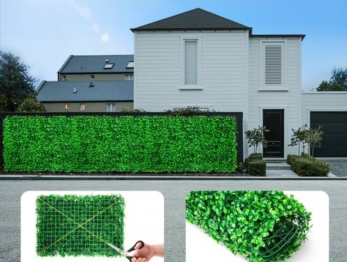 Panel Z Rastlín Umelého Buxusu UV 8ks – 60 X 40 Cm 4 Cm – Obrázok 3