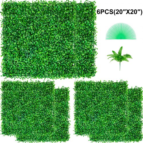 Panel Z Rastlín Umelého Buxusu UV 6ks – 50 X 50 4 Cm – Obrázok 5