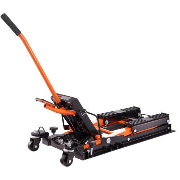 Hydraulický Zdvihák Na Motocykle 700kg (Oranžový) – Obrázok 4