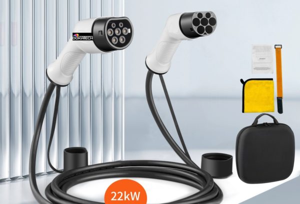 Nabíjací Kábel Elektrického Vozidla 22KW / 32A / 7 Metrov – Obrázok 3