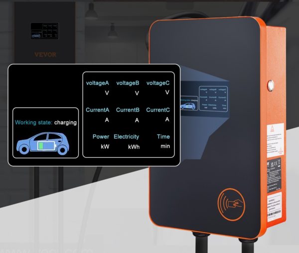 Nabíjacia Stanica Pre Elektrické Vozidlá / 0-32A Nastaviteľná, 7/11 KW, 220-240/380-400V – Obrázok 2